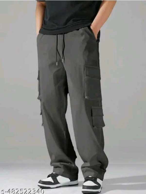 Men's Cargo Jeans Paints  - Gray, 32