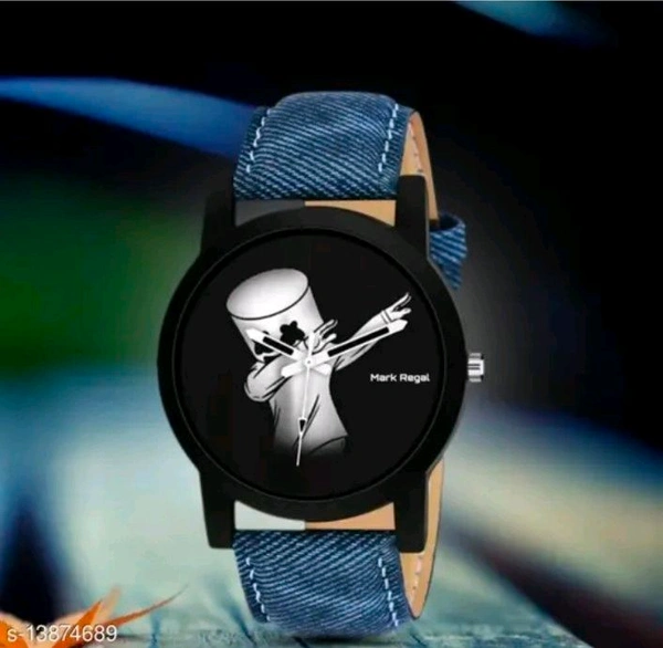 Classy Watch For Men's  - Black, Free Size