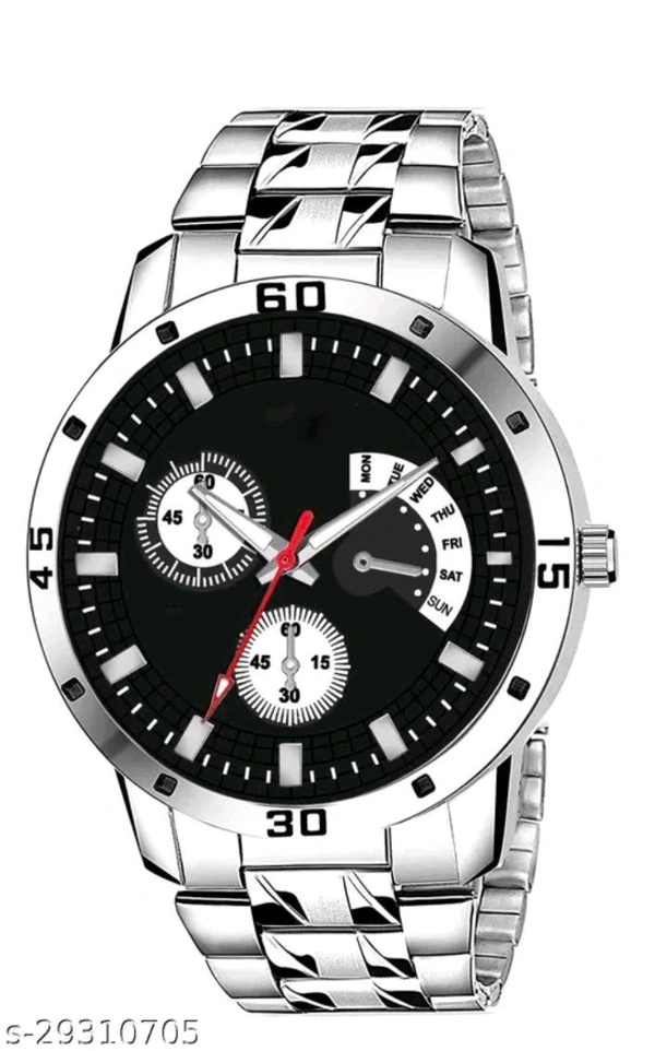 Classy Men's Watches - Silver, Free Size