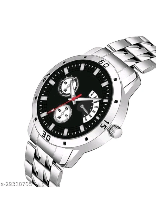 Classy Men's Watches - Silver, Free Size