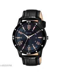 Classy Men's Watches - Black, Free Size