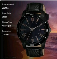 Classy Men's Watches - Black, Free Size