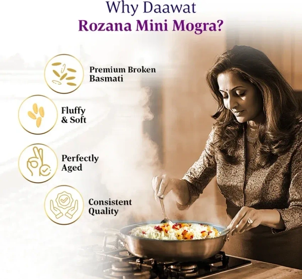 DAAWAT BASMATI RICE ROJANA MINI MOGRA - 10KG, NA, NA