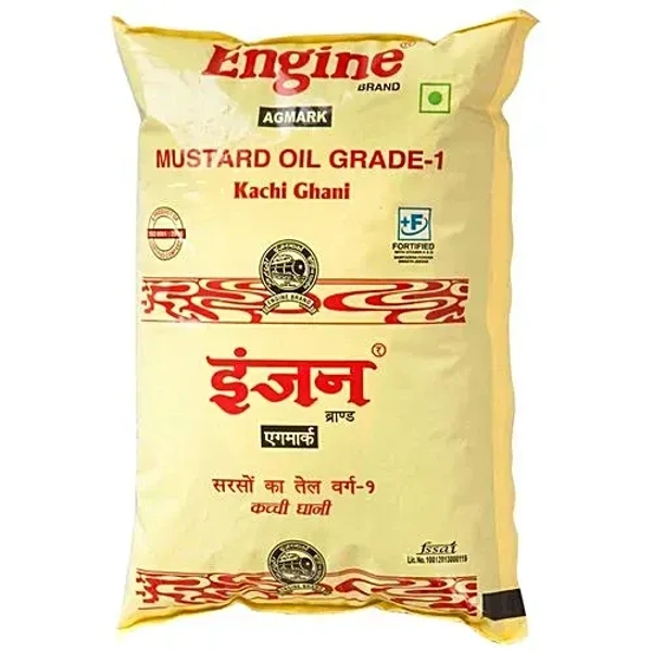 Engine Kachi Ghani Mustard Oil - 1L, NA, NA