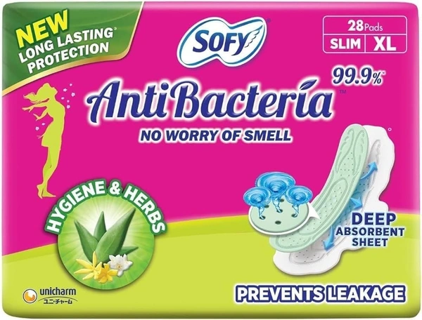 SOFY ANTI BACTERIAL - 28 PADS, NA, NA