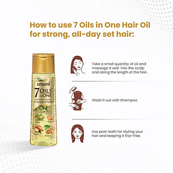 EMAMI 7 OILS IN ONE HAIR OIL - 300ML, NA, NA