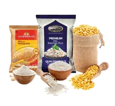 Atta,Rice and Dal
