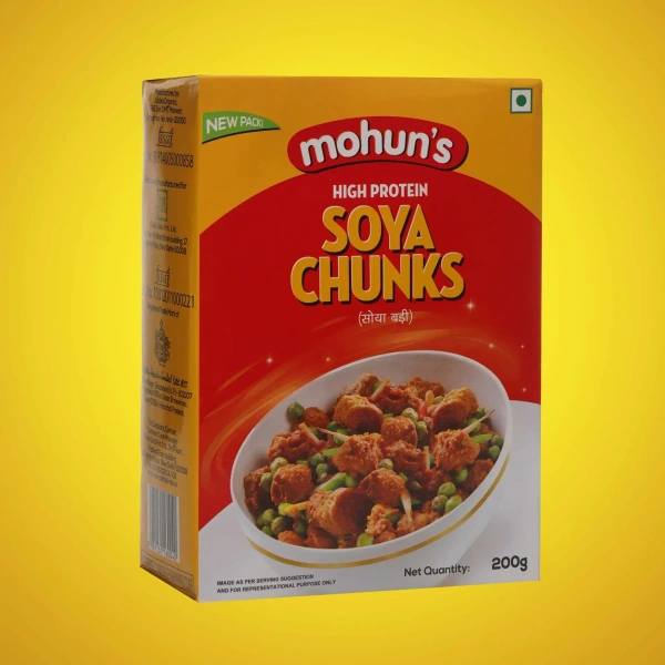 Mohun's New Life High-Nutri Soya Chunks 200g+20g =220g