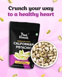 True elements Californian Pistachio dry fruits - 200g, NA, NA