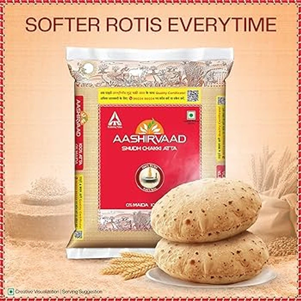 AASHIRVAAD SHUDH CHAKKI ATTA - 5KG, NA, NA