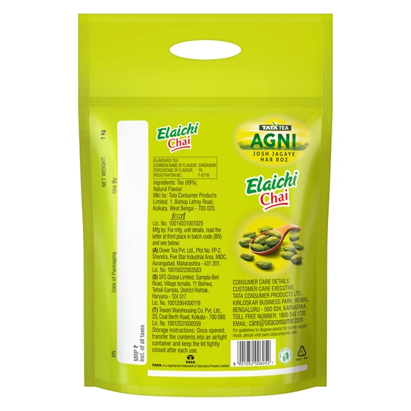 Tata Tea Agni Elaichi Chai - 250g, NA, NA