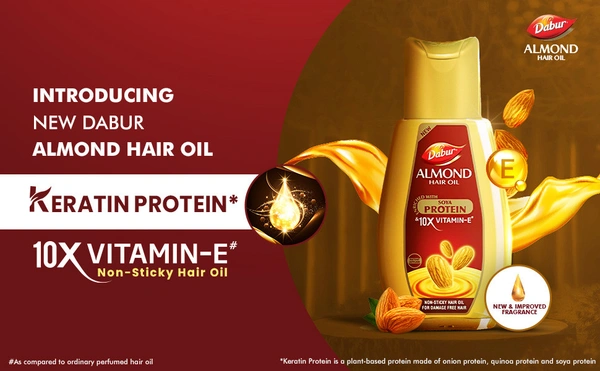 DABUR ALMOND HAIR OIL - 95ML, NA, NA