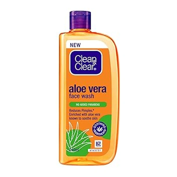 CLEAN & CLEAR ALOEVERA FACEWASH - 100ML, NA, NA