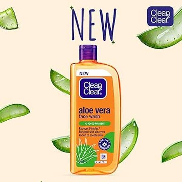 CLEAN & CLEAR ALOEVERA FACEWASH - 100ML, NA, NA