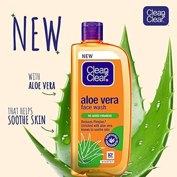 CLEAN & CLEAR ALOEVERA FACEWASH - 100ML, NA, NA