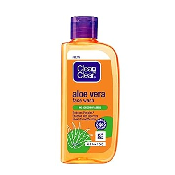 CLEAN & CLEAR ALOEVERA FACEWASH - 50ML, NA, NA