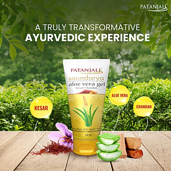 PATANJALI ALOEVERA GEL KESAR CHANDAN - 150ML, NA, NA