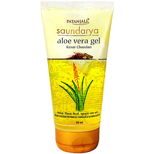 PATANJALI ALOEVERA GEL KESAR CHANDAN - 60ML, NA, NA