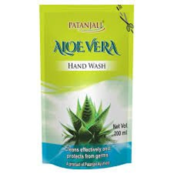 PATANJALI ALOEVERA HANDWASH - 200ML, NA, NA