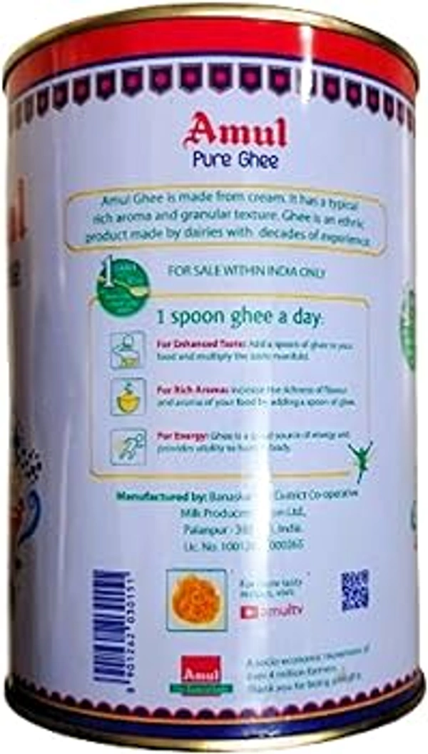 Amul Pure Ghee - 1L, NA, NA