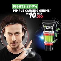 GARNIER MEN ANTI PIMPLE FACEWASH - 50G, NA, NA