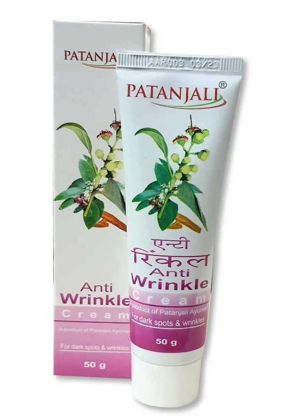 Patanjali Anti Wrinkle Cream - 50g, NA, NA