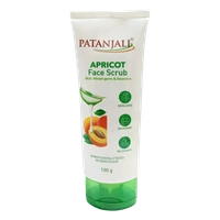 PATANJALI APRICOT FACE SCRUB - 100G, NA, NA