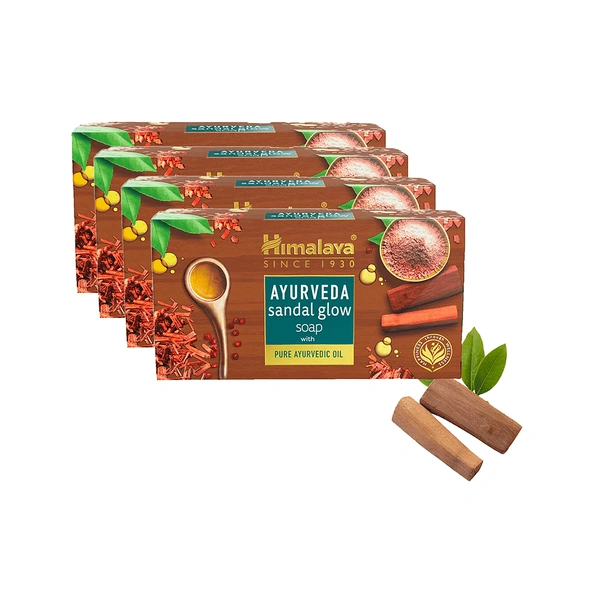 Himalaya Ayurveda Sandal Glow Soap - 300g, NA, NA