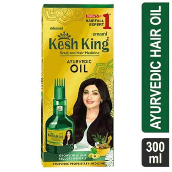 KESH KING AYURVEDIC HAIR OIL - 300ML, NA, NA