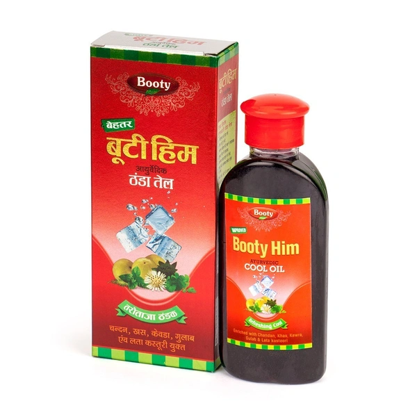 BOOTY HIM AYURVEDIC HAIR OIL - 200ML, NA, NA
