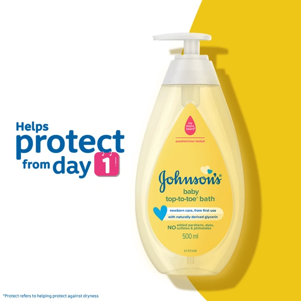 Johnson's baby top-to-toe bath - 200ml, NA, NA