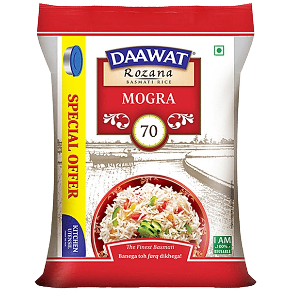 DAAWAT BASMATI RICE ROJANA MINI MOGRA - 5KG, NA, NA