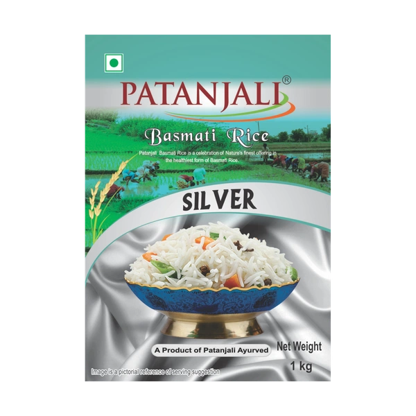 Patanjali Basmati rice Silver - 1kg, NA, NA