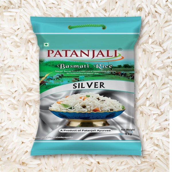 Patanjali Basmati rice Silver - 1kg, NA, NA
