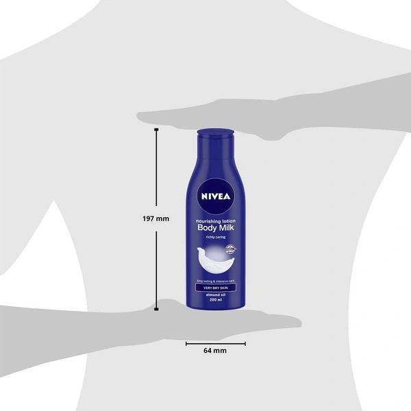NIVEA BODY MILK - 200ML, NA, NA