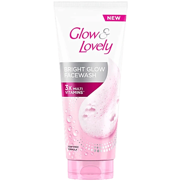 GLOW & LOVELY BRIGHT GLOW FACEWASH - 100G, NA, NA