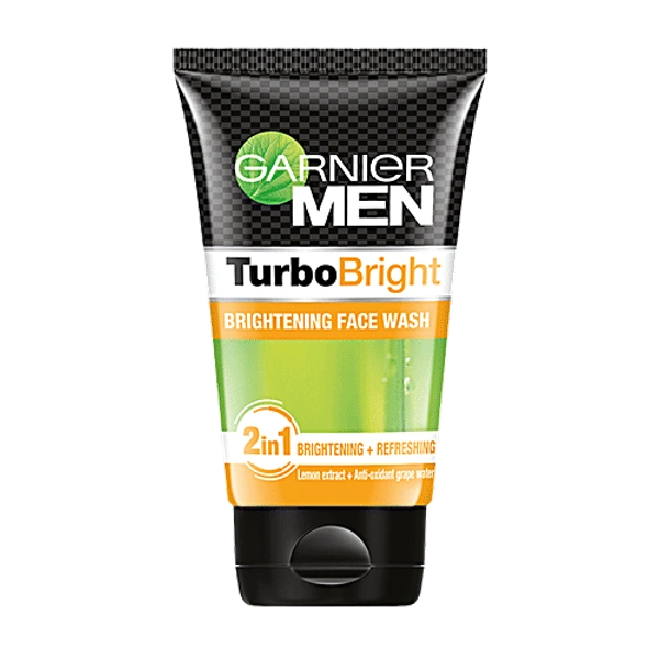 GARNIER MEN BRIGHTING FACEWASH - 100G, NA, NA