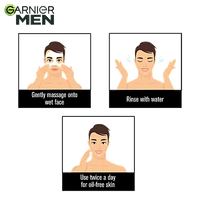 GARNIER MEN BRIGHTING FACEWASH - 100G, NA, NA