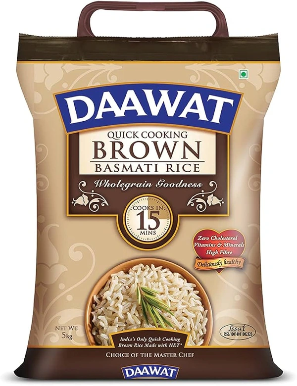 Daawat Brown basmati rice - 1kg, NA, NA