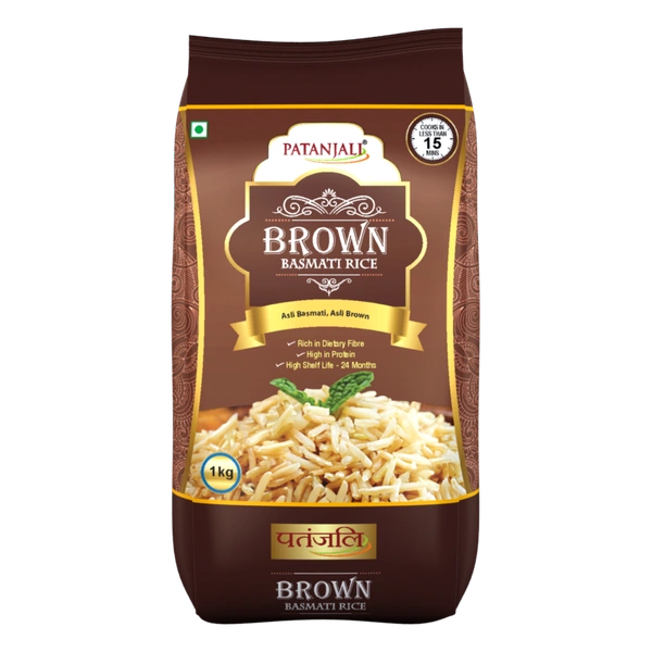 Patanjali Brown Basmati rice - 1kg, NA, NA