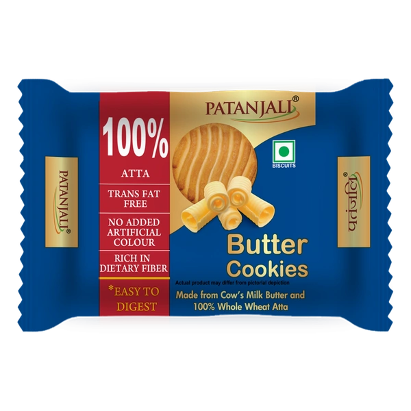 Patanjali Butter Cookies - 120g, NA, NA