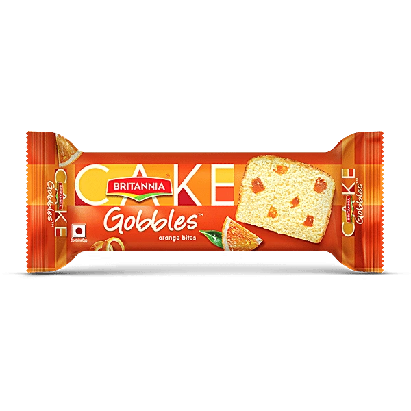 Britannia Cake Gobbles Orange - 45g, NA, NA