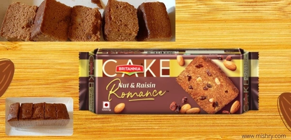 Britannia Cake Nut & Raisin - 140g, NA, NA