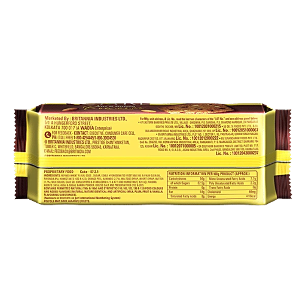 Britannia Cake Nut & Raisin - 140g, NA, NA