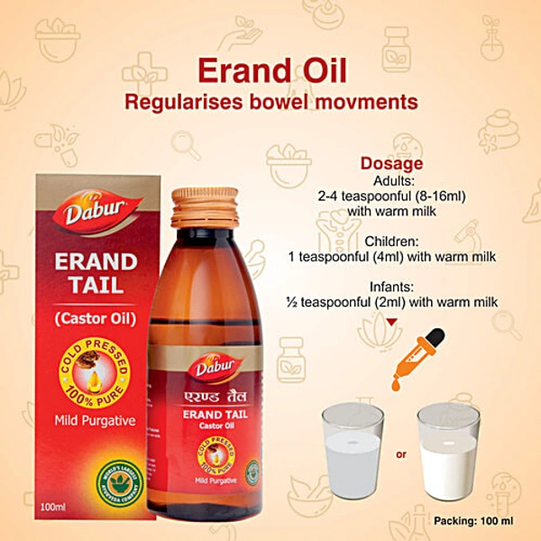 DABUR CASTOR OIL - 100ML, NA, NA
