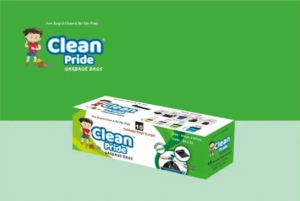 Clean Pride Garbage Bags - 15 Garbage Bags, NA, NA