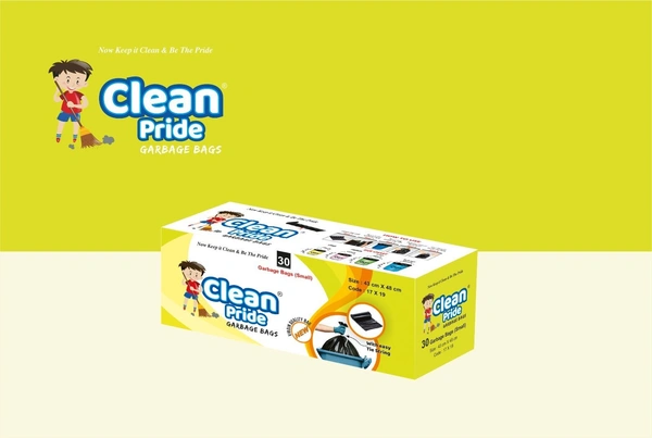CLEAN PRIDE GARBAGE BAGS - 30 PCS, NA, NA