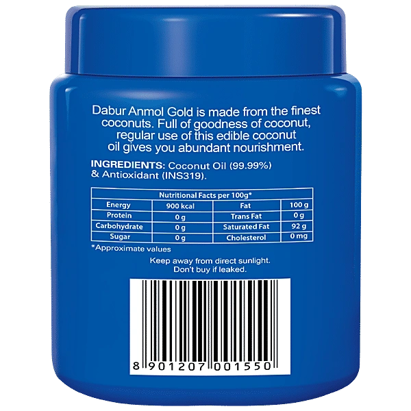 DABUR ANMOL GOLD COCONUT HAIR OIL - 175ML, NA, NA