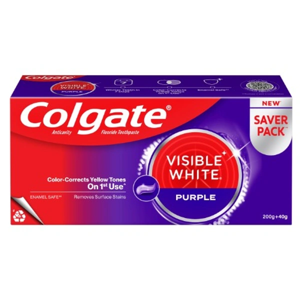 Colgate visible white Purple Colgate visible White - 240g, NA, NA