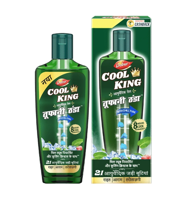 DABUR COOL KING AYURVEDIC TEL - 187ML, NA, NA